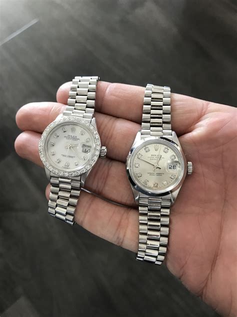 rolex president platinum vs white gold|rolex presidential for sale used.